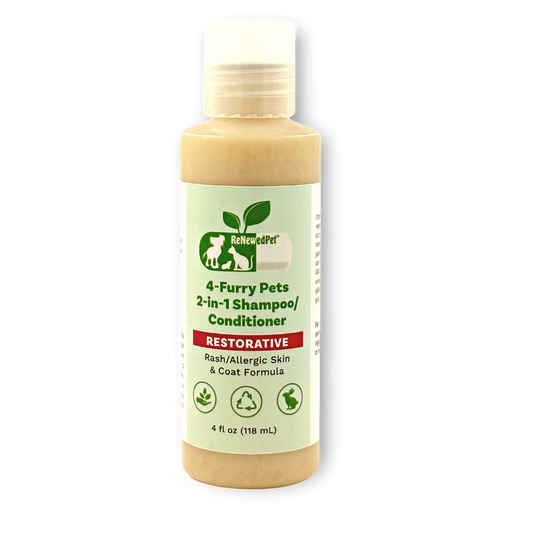 Restorative 2-in-1 Pet Shampoo & Conditioner for Furry Dogs