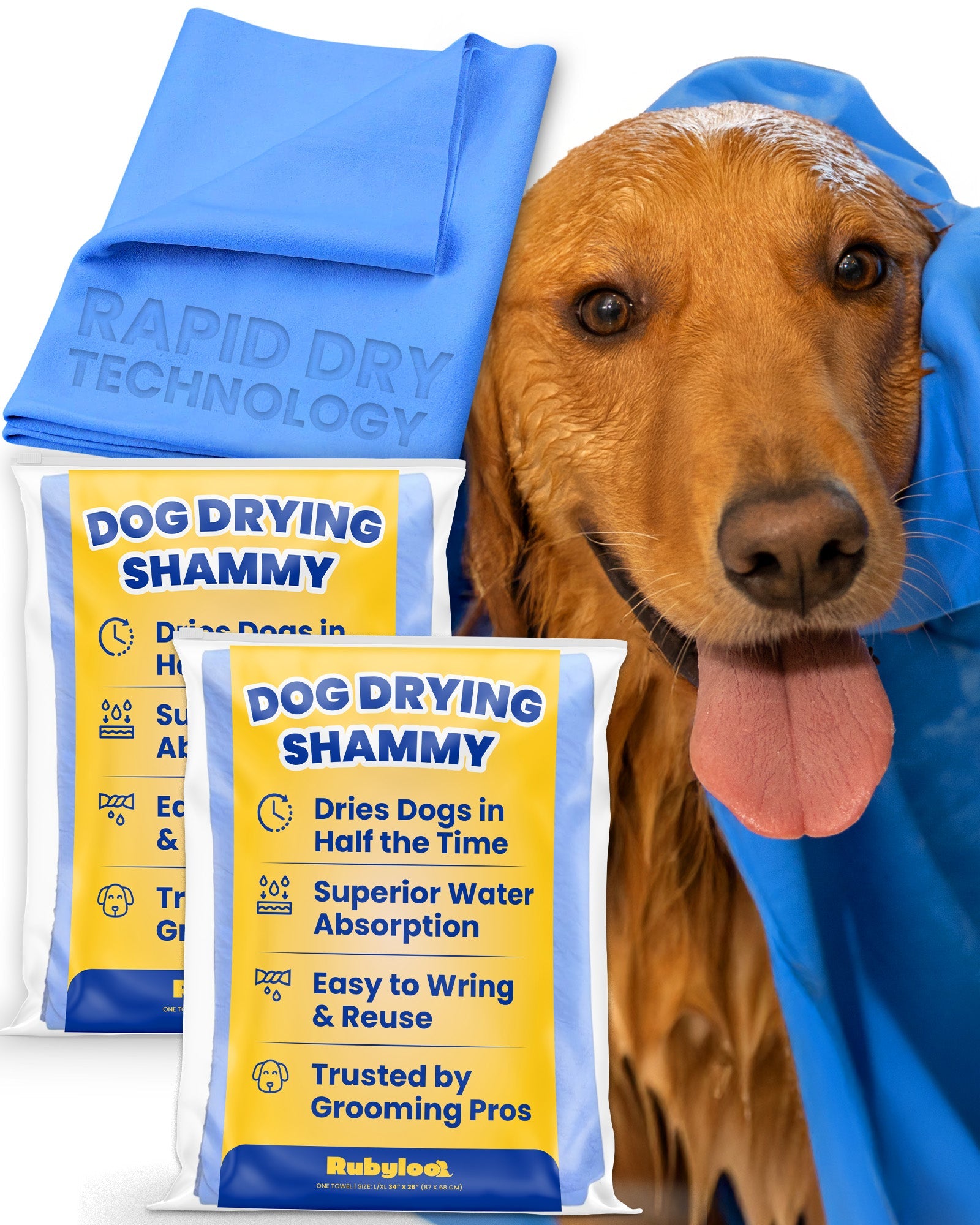 Dog Drying Shammy Towel - Majestic Pet Kingdom