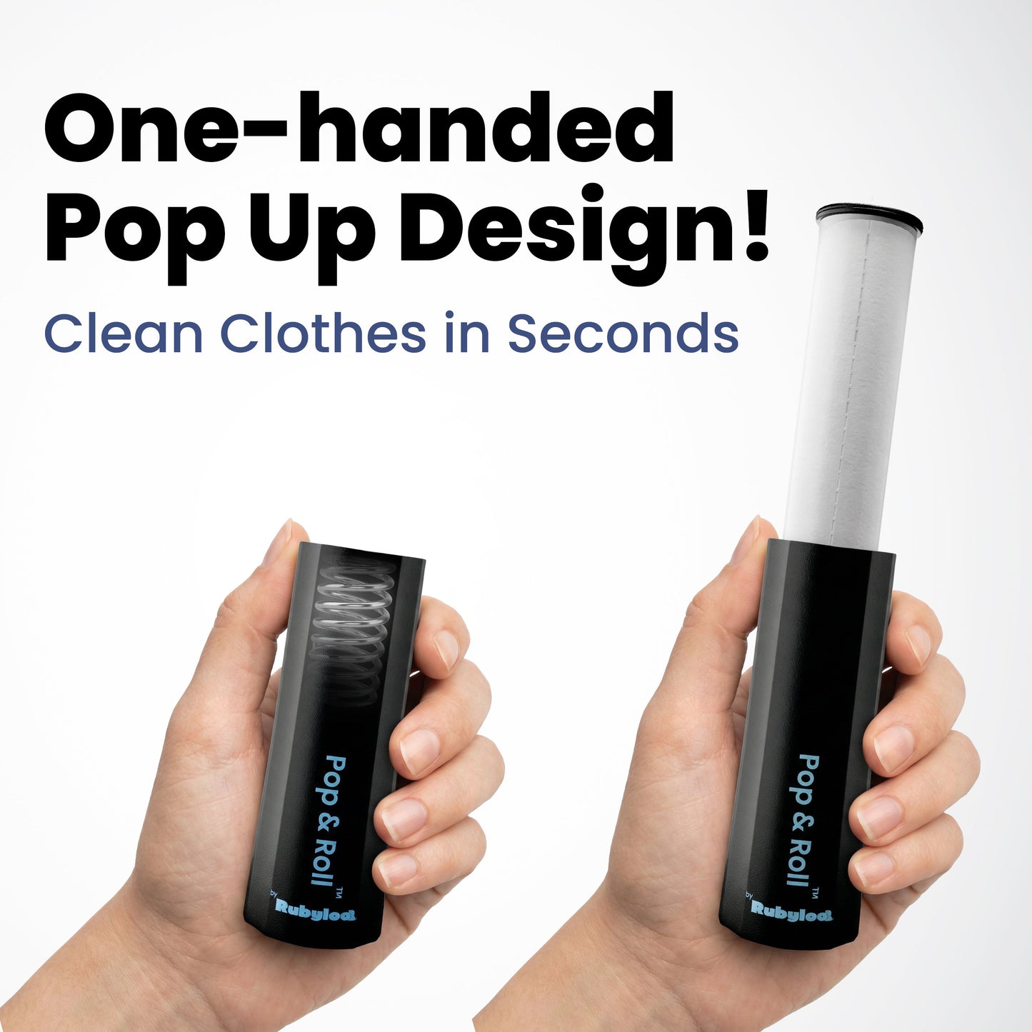 Retractable Mini Lint Roller for Pet Hair with 2 Refills | Purrfect Pet Kingdom