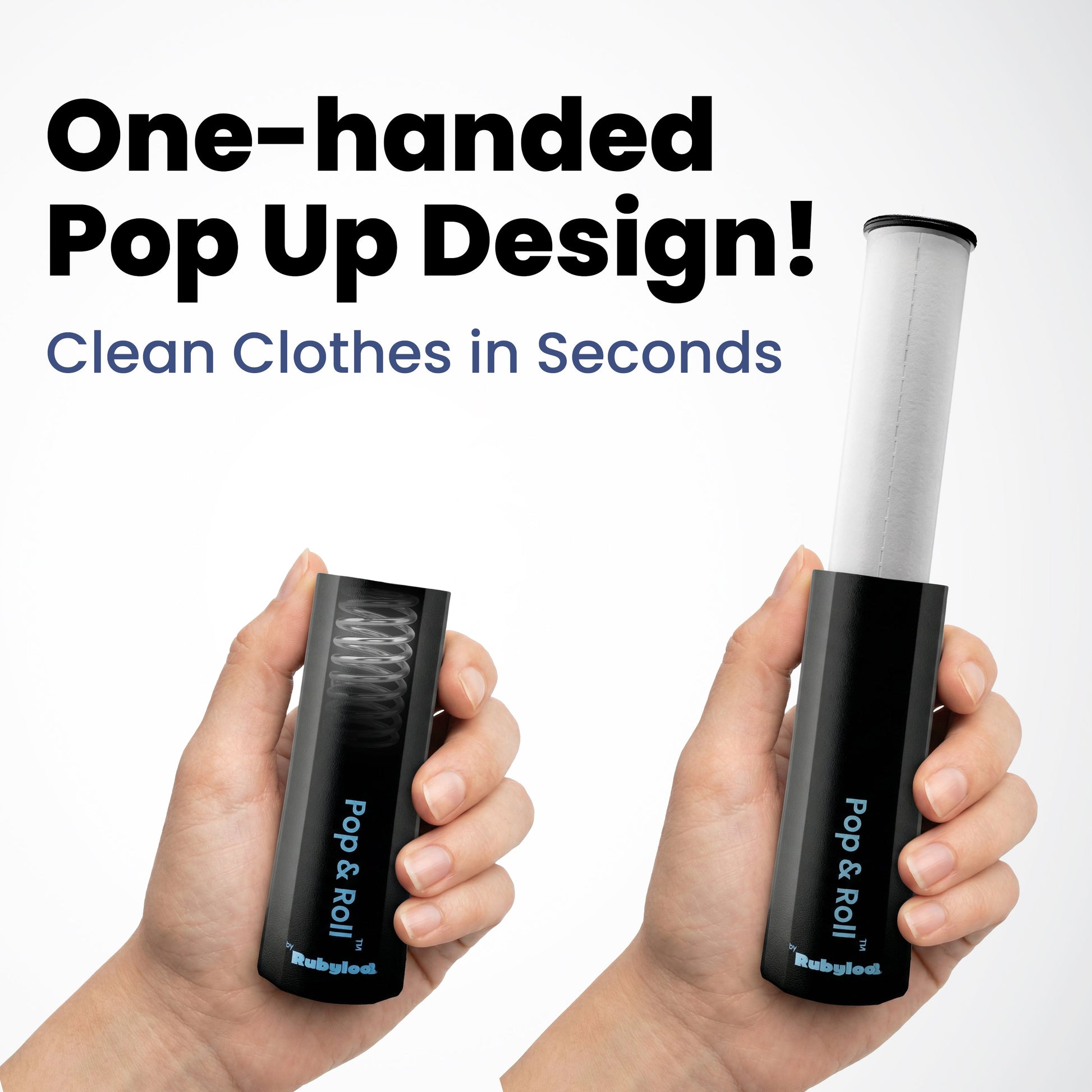 Retractable Mini Lint Roller for Pet Hair with 2 Refills | Purrfect Pet Kingdom