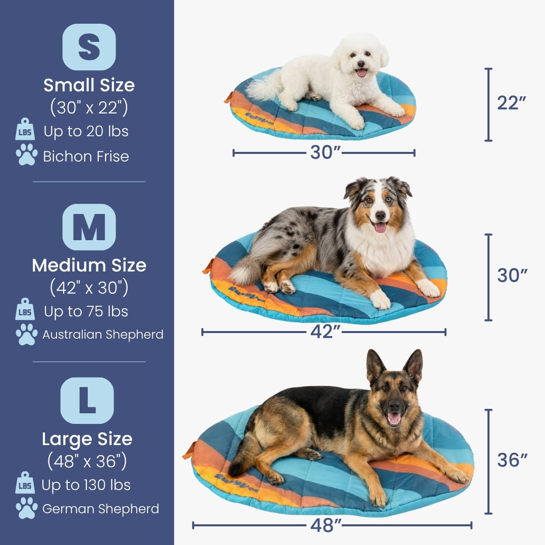 Travel Dog Bed - Foldable & Packable for Travel, Road Trip, Camping - Majestic Pet Kingdom