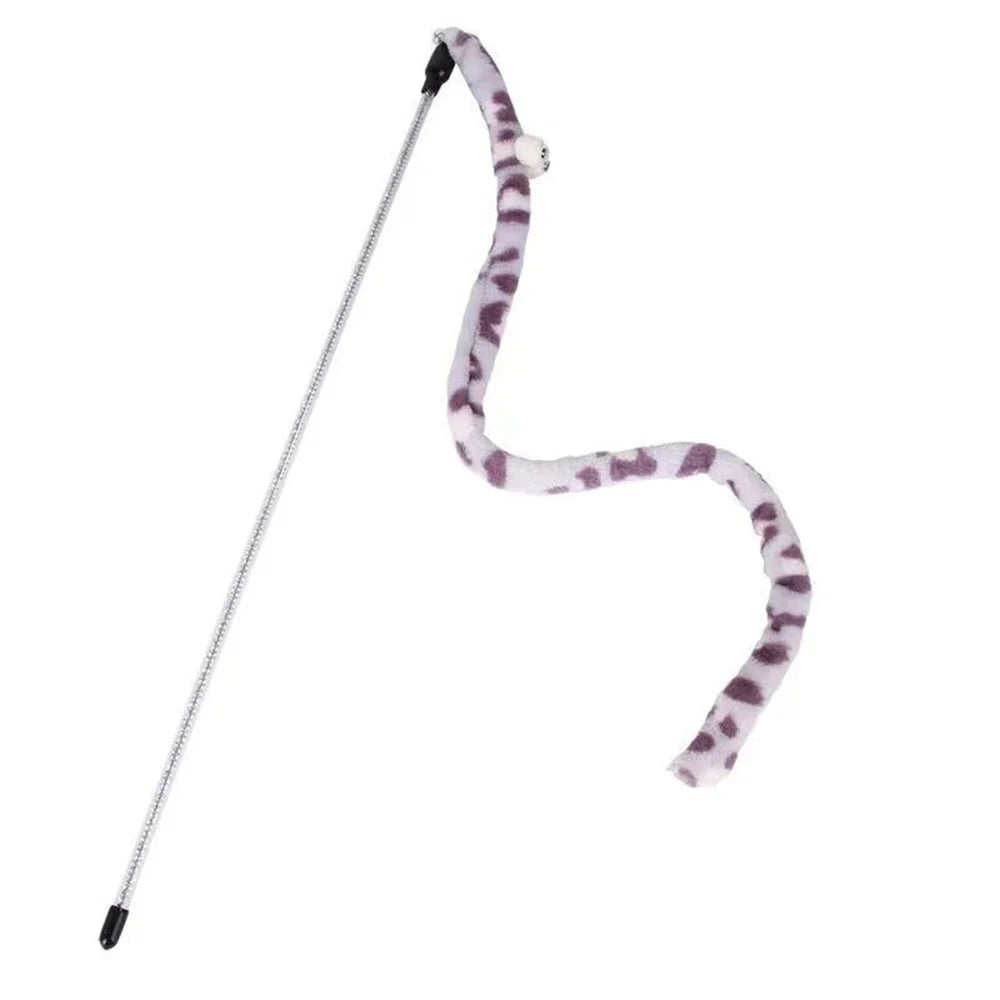 1PC Soft cartoon caterpillar, cat teasing stick, cat interactive toy, pet cat supplies, cat teasing accessories - Majestic Pet Kingdom
