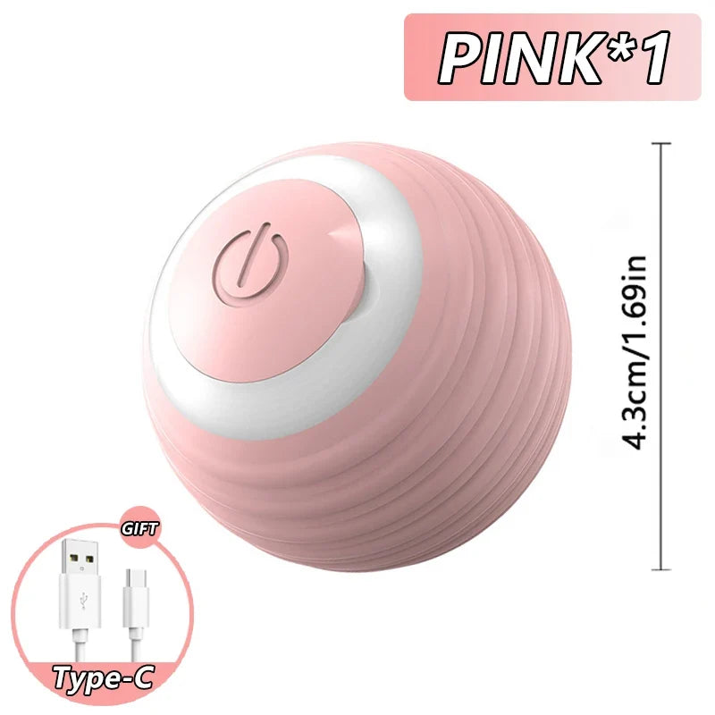NewSpeedy Tail 2.0 Cat Toy, Speedy Tail Cat Toy, Interactive Cat Ball Toy, Smart Cat Toys Ball, Two Speed Adjustment, with Tail - Majestic Pet Kingdom