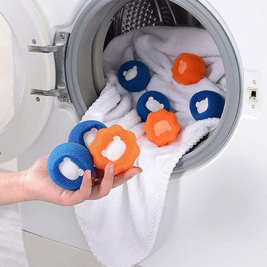 1-5pcs Pet Hair Remover Reusable Ball Laundry Washing Machine Filter Wool Sticker Cat Hair Remover Pet Fur Lint Catcher Home Reusable Pet Hair Remover Washing Machine Hair Catcher Dryer Ball Laundry Washing Scrubbing Ball - Detail Angle 2 | Majestic Pet Kingdom