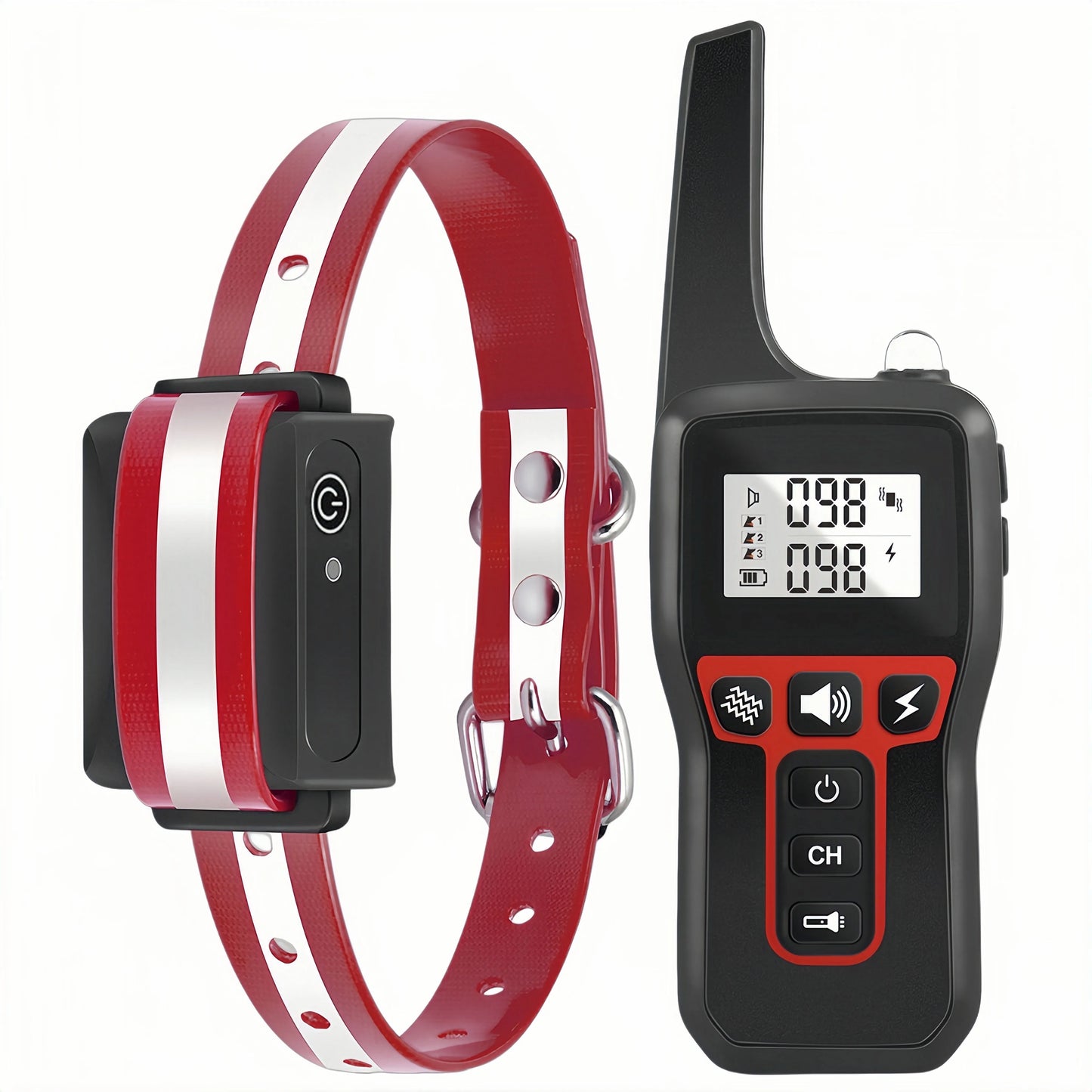 1000m Dog Training Collar IPX7 Waterproof Rechargeable Electric Shock