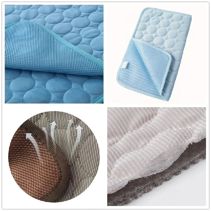 Dog Cooling Mat Outdoor Indoor Extra Large Summer Bed Ice Pad | Purrfect Pet Kingdom