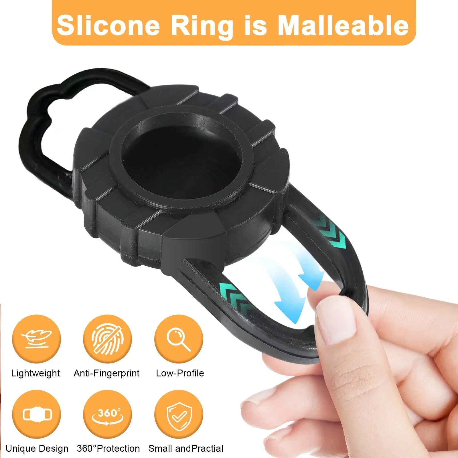 No Pull Dog Harness with Locator Silicone Protective Cover Anti slip Adjustable Pet Chest Harness for Medium & Large Dogs - Majestic Pet Kingdom