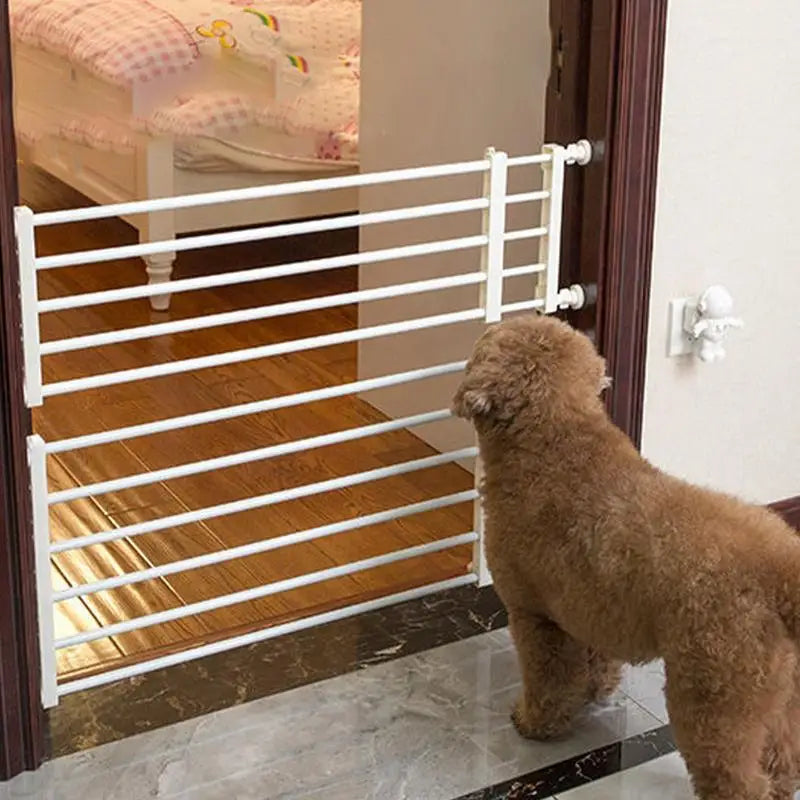 Indoor Dog Gate Retractable Freestanding Fence Nail-free Household Reusable Door For Small Medium Dogs Puppy Fence Pets supplies - Majestic Pet Kingdom