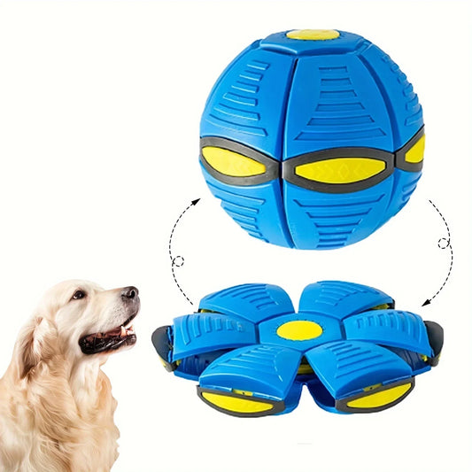 Flying Saucer Bouncing Ball Is A Durable, Elastic and Fun Dog Pet Toy | Majestic Pet Kingdom™