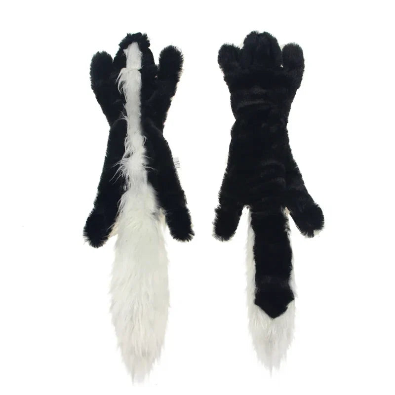 Squeaky Dog Toy | No Stuffing Plush Toy with Built In Sounders