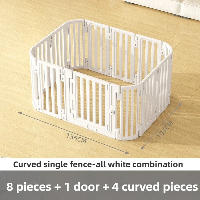 Indoor Household Pet Fence Waterproof Dog Fence Large Dog Protective Fence Free Combination Large Space Pet Isolation Fences - Majestic Pet Kingdom