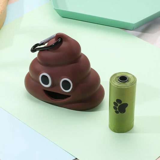 Pet Fecal Bag Dispenser | Portable Eco-Friendly Dog Waste Bag Holder with Clip
