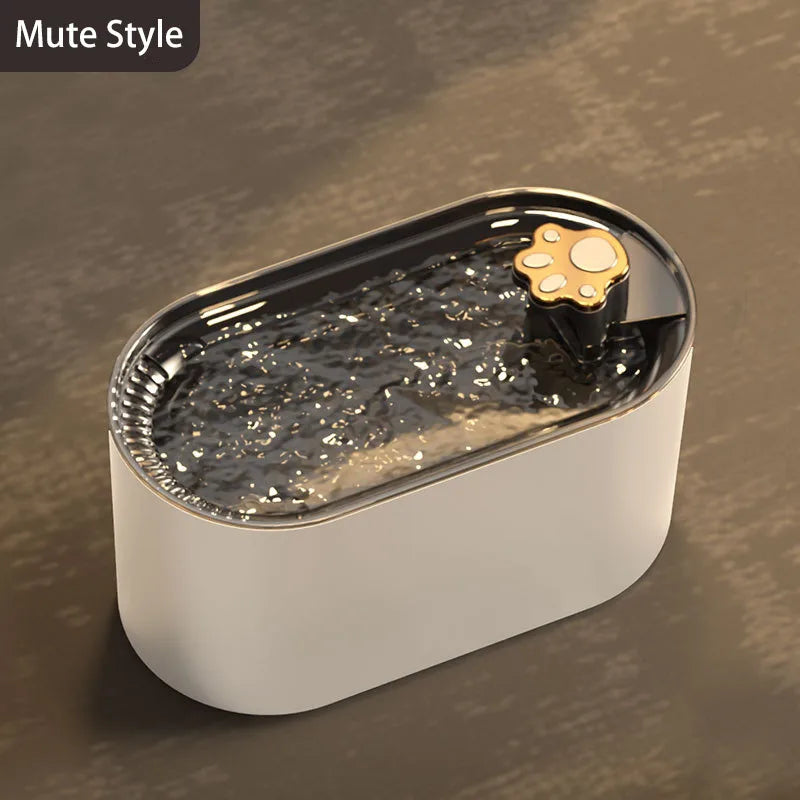 Large Capacity 3L Cat Water Fountain Automatic Recirculate Filtring Pet Fountain USB Electric Mute Cat Drinker Bowl Dispenser - Majestic Pet Kingdom