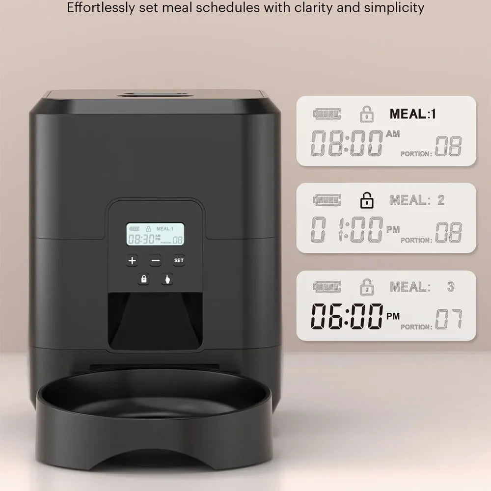 Smart Pet Feeder Automatic Cat Feeder Dog Slow Food Machine With Timed Quantitative Automatic Cat Food Dispenser Cat Dog Bowl - Majestic Pet Kingdom