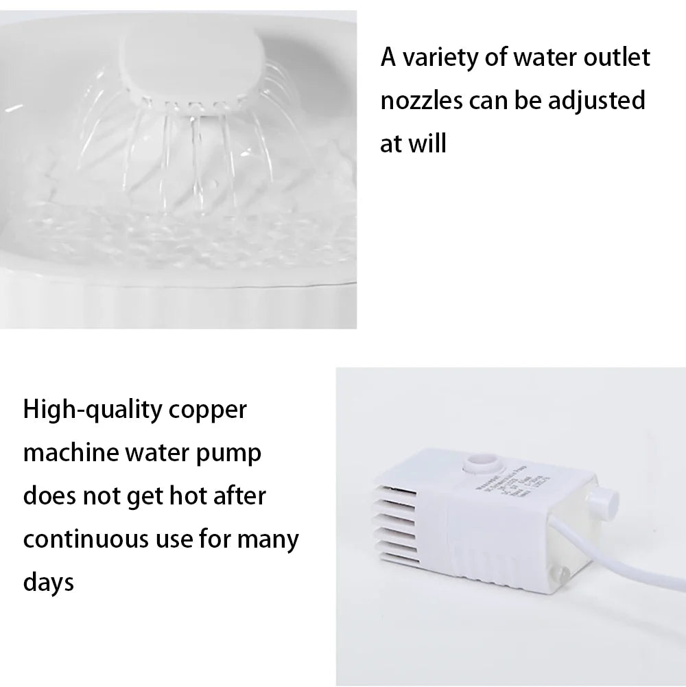 Majestic Pet Kingdom - 3L USB Pet Water Feeder Automatic Smart Drinker Water Auto Feeder Bowl For Cat Dog Drinking Bowl Fountain Water Fountain View 5