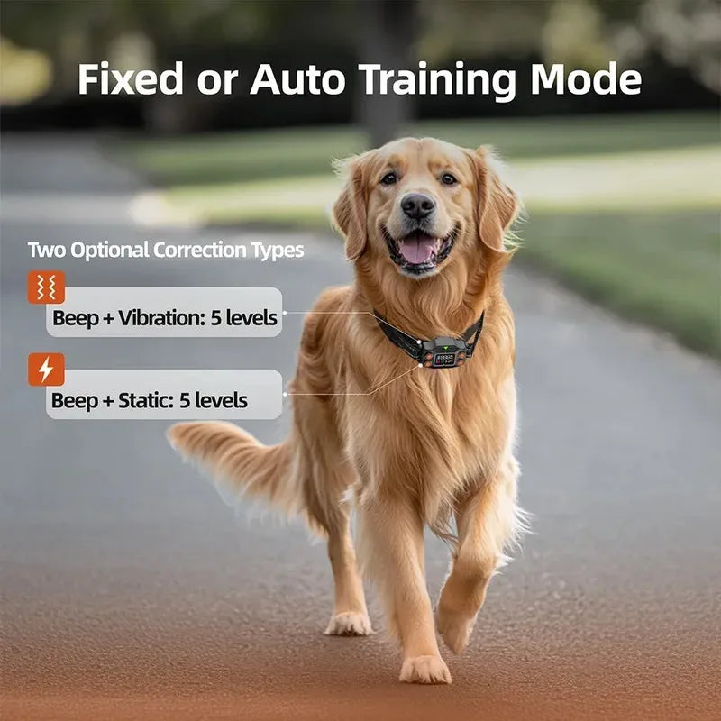 GPS Dog Fence Wireless Smart Pet Training Collar Invisible OLED