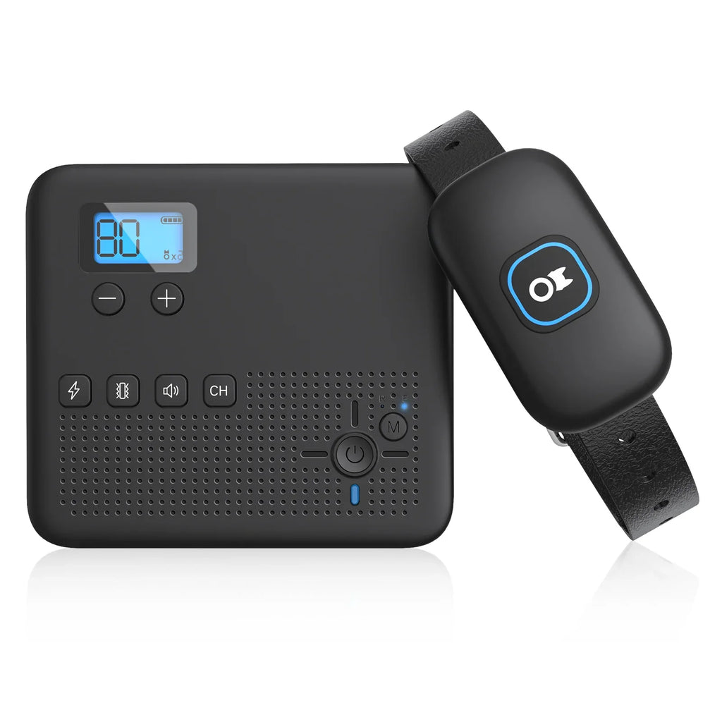 Wireless Dog Fence 2 in 1 Remote Trainer Beep Shock Collar