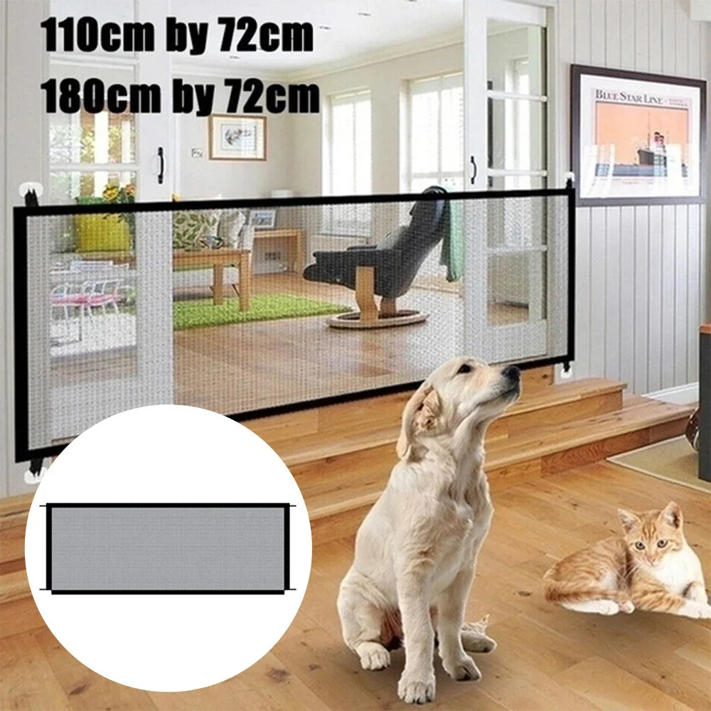 Pet Dog Barrier Fences Pet Isolated Network Folding Breathable Nylon | Majestic Pet Kingdom™