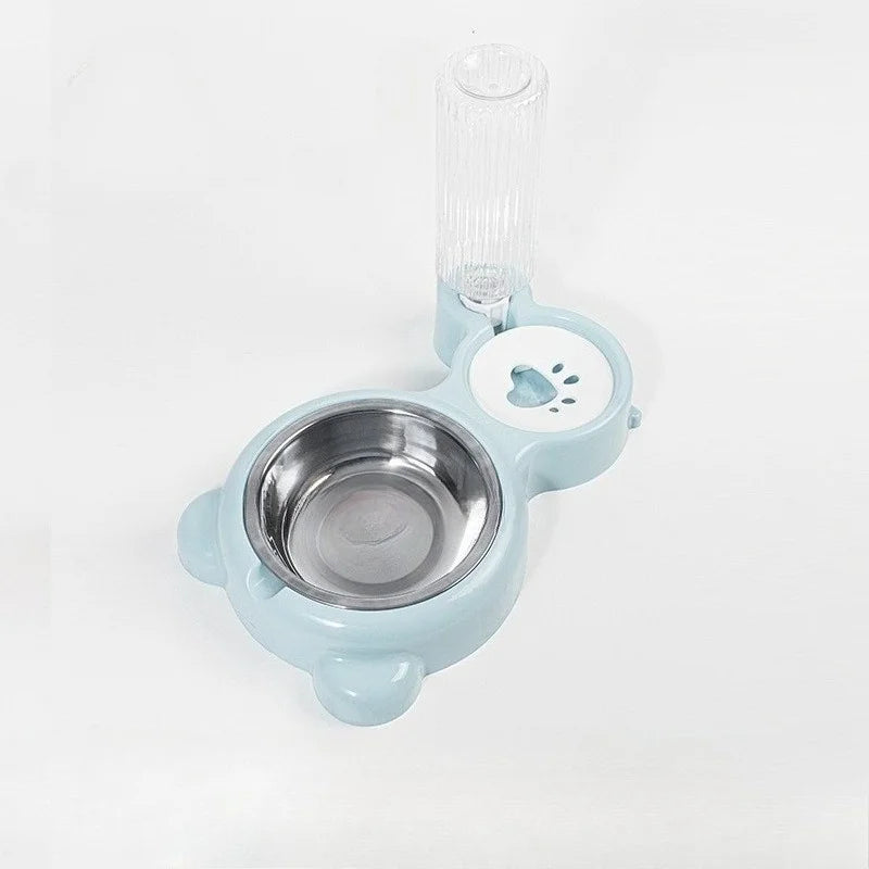 Pet Water Dispenser Automatic Gravity Feeder Double Bowl Station - Detail Angle 7 | Majestic Pet Kingdom