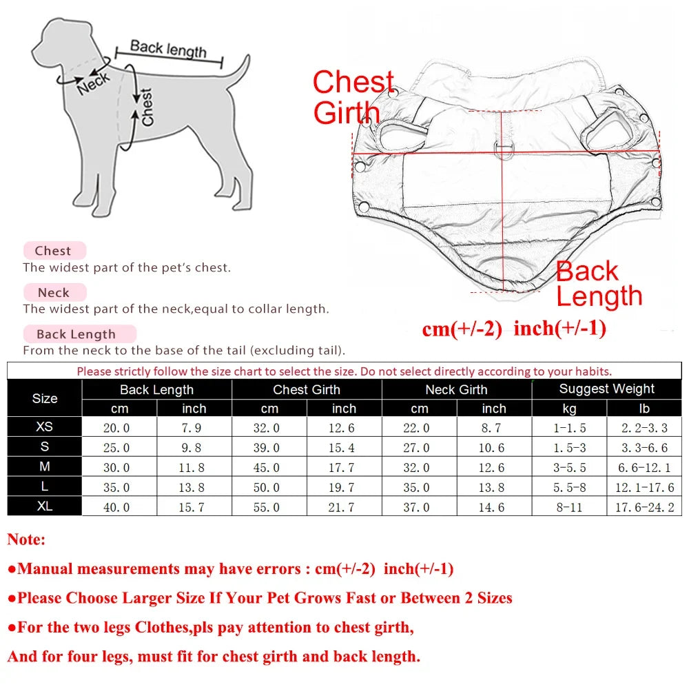 Dog Clothes For Autumn Winter Warm Pets Jacket With D-ring Outdoor Waterproof Puppy Vest Coat For Small Medium Dogs Yorkshire - Majestic Pet Kingdom