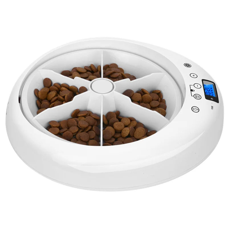 Pet adjustment Intelligent Led electric food dispenser Dog feeder 6 | Majestic Pet Kingdom™