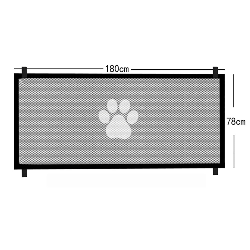 Dog Gate Mesh With 4Pcs Hook Dog Fence For Indoor and Outdoor Safe Pet Dog gate Safety Enclosure Pet supplies Dog Safety Fence - Majestic Pet Kingdom