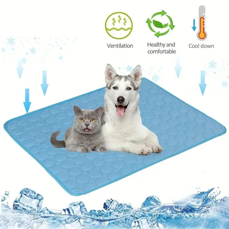 Dog Cooling Mat Outdoor Indoor Extra Large Summer Bed Ice Pad