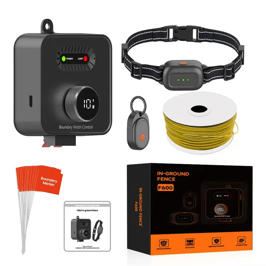 Electric Dog Fence Collar In-Ground Wired System Waterproof | Purrfect Pet Kingdom