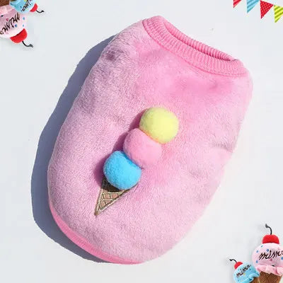 Cute Dog Clothes Winter Vest For Small Dogs Cats Warm Pets Sweater Soft Flannel Puppy Puffer Jacket Dog Accessories Supplies Xxs - Majestic Pet Kingdom