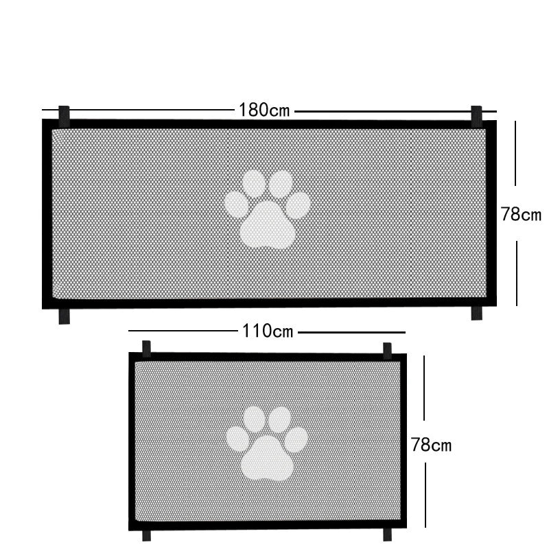 Dog Gate Mesh With 4Pcs Hook Dog Fence For Indoor and Outdoor Safe Pet Dog gate Safety Enclosure Pet supplies Dog Safety Fence - Majestic Pet Kingdom