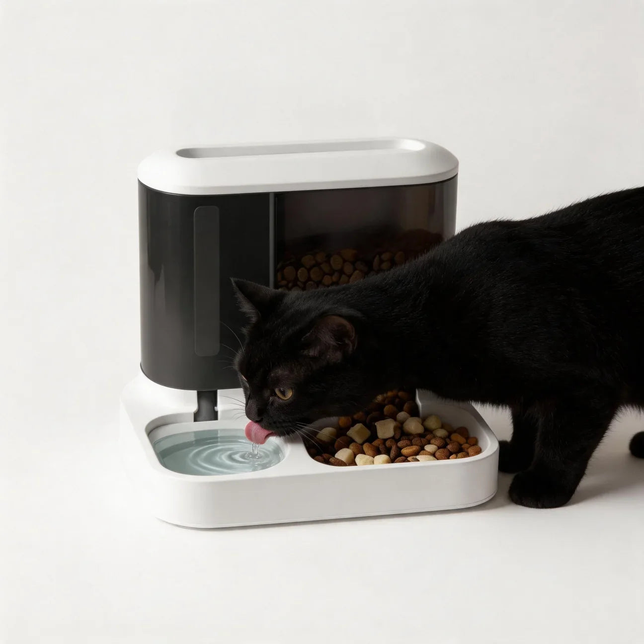 Automatic Pet Feeder Water Bowls Food Intelligent Electric Pet Food Dish Smart Timer Dog Bowl All-in-One Feeding Station | Purrfect Pet Kingdom