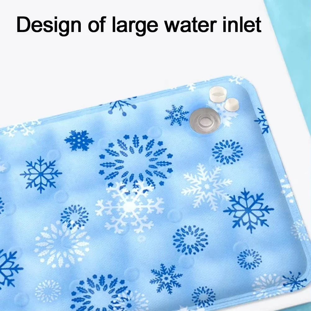 Dog Cooling Mat Dry Ice Water Injection Cool Pet Bed Pad