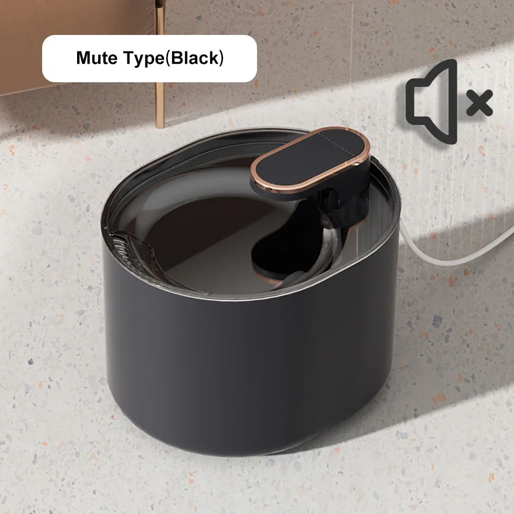 Cat Water Fountain 3L Automatic Water Dispenser with LED Light Ultra Silent Pet Drinking Water Fountain Automatic Pet Feeder - Majestic Pet Kingdom