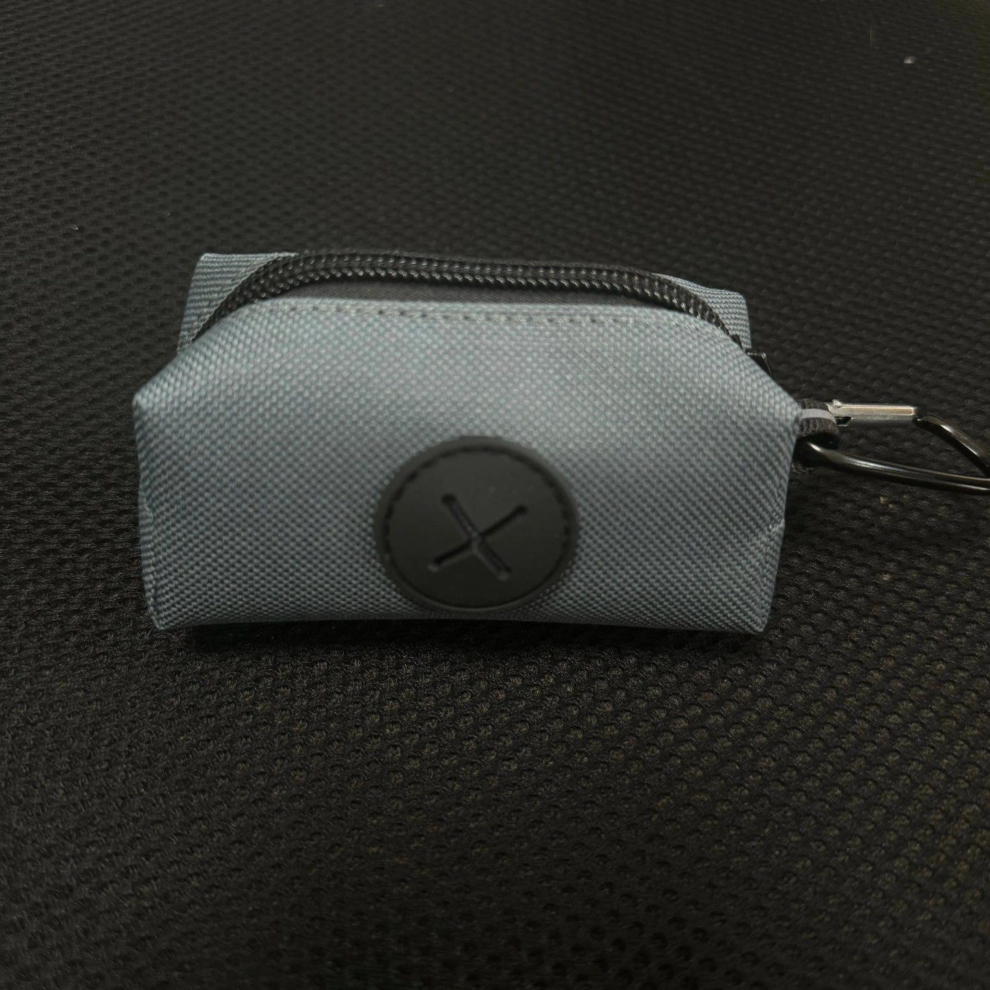 Canvas Dog Poop Bag Holder | Outdoor Pet Waste Bag Dispenser with Carabiner Clip