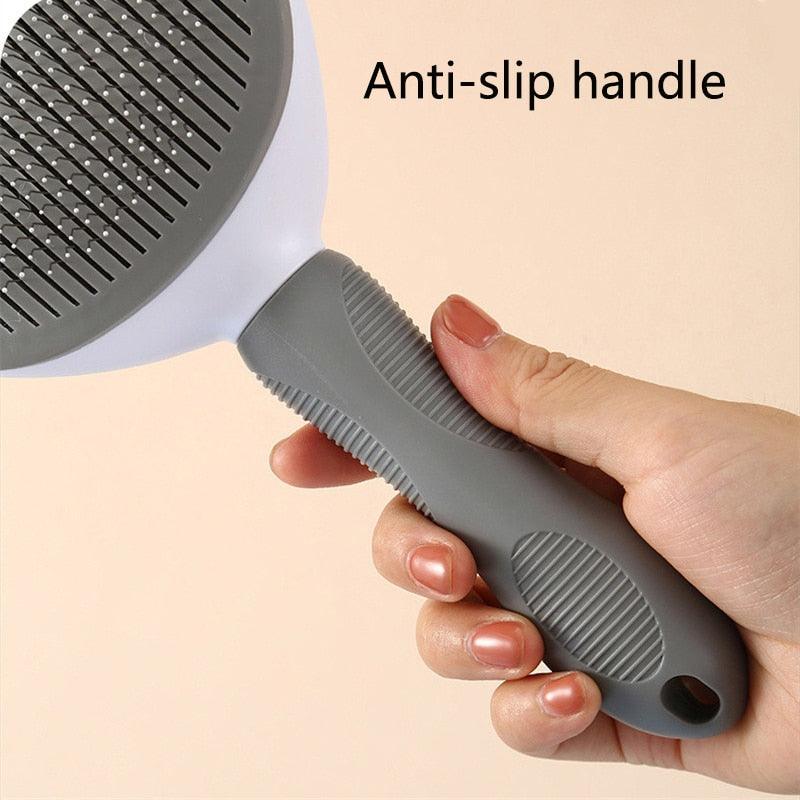 Dog Slicker Brush Self-Cleaning Hair Remover Massage Groomer