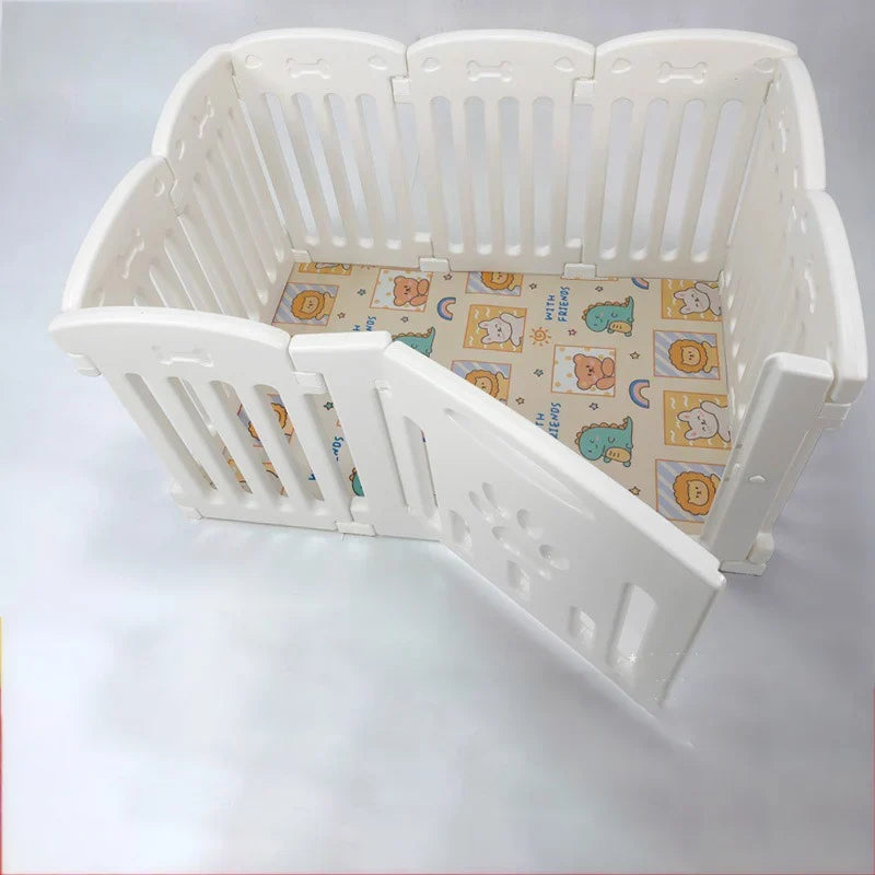 Indoor Dog Cage Small Dog Fence Indoor Enclosure Pet Fence Kennel Pet Fence Supplies Fences Dog House Enclosure Guard Rail - Majestic Pet Kingdom