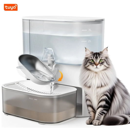 3L Intelligent Timed Pet Water Fountain, Rechargeable Auto Water | Majestic Pet Kingdom™