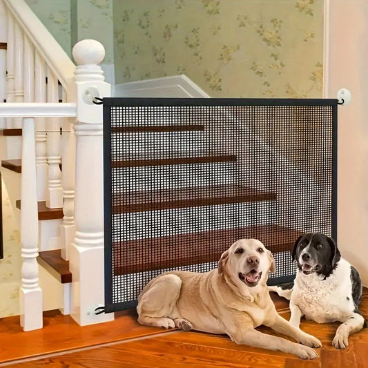 Pet Dog Barrier Fences with 4pcs Hook Pet Isolated Network Stairs Gate | Majestic Pet Kingdom™