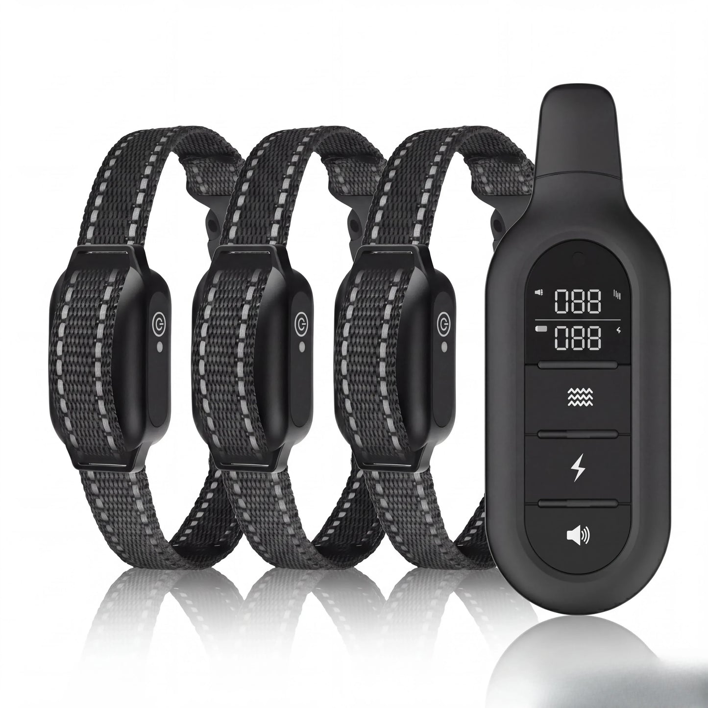 1000m Dog Training Collar Remote Control, Waterproof Rechargeable Dog