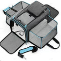 Cat Bag Foldable Large Capacity Cat Outdoor Car Expansion Portable Pet Handbag Breathable Diagonal Cross Bag for Cats and Dogs - Majestic Pet Kingdom