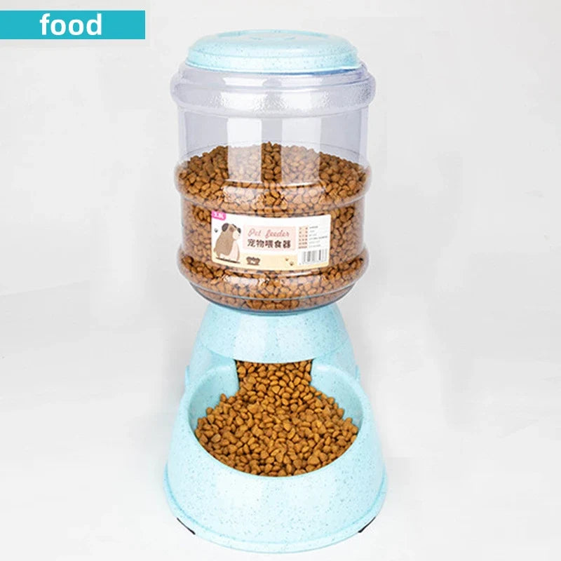 Large Capacity Pet Feeder Bowls Small Dog Food Bowl Automatic Water Dispenser Cat Bowls Pets Feeding Bowls Drink Water Bowl - Majestic Pet Kingdom