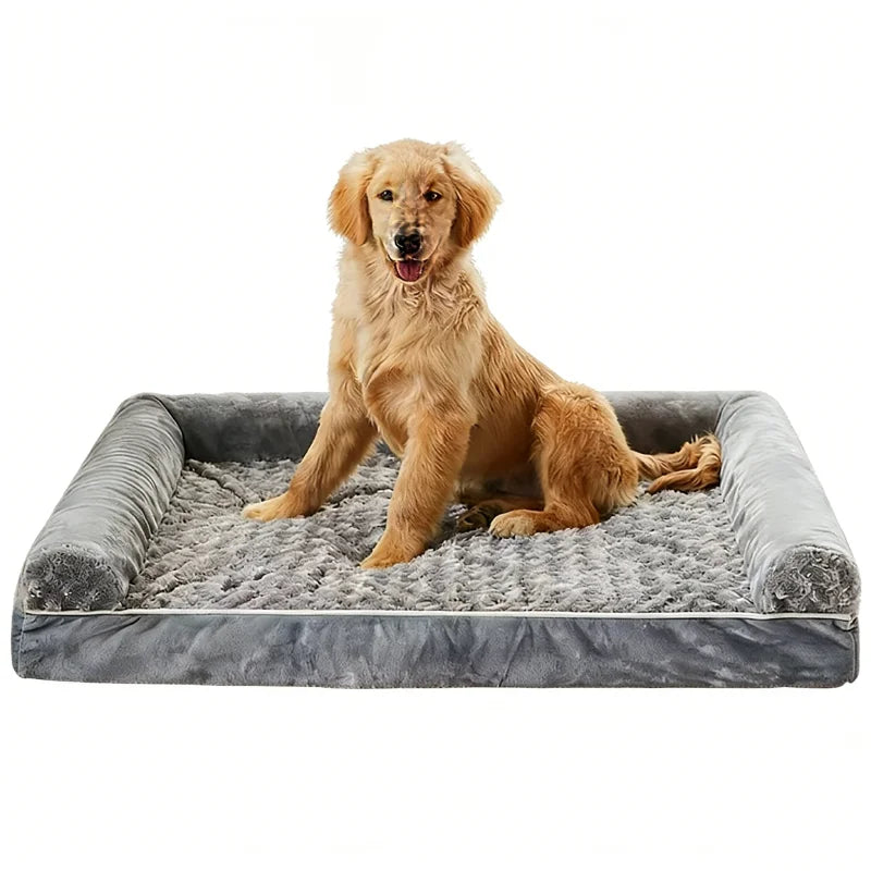 Dog Bed Memory Foam Waterproof Washable All-Season Mat
