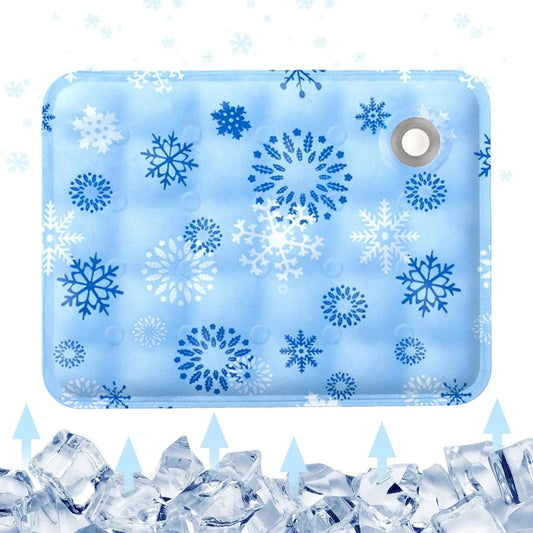 Dog Cooling Mat Dry Ice Water Injection Cool Pet Bed Pad | Purrfect Pet Kingdom
