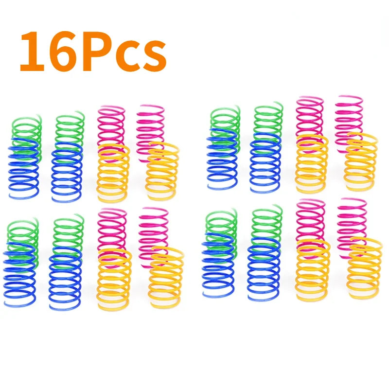 Kitten Coil Spiral Springs Cat Toys Interactive Gauge Cat Spring Toy Colorful Springs Cat Pet Toy Pet Products - Majestic Pet Kingdom