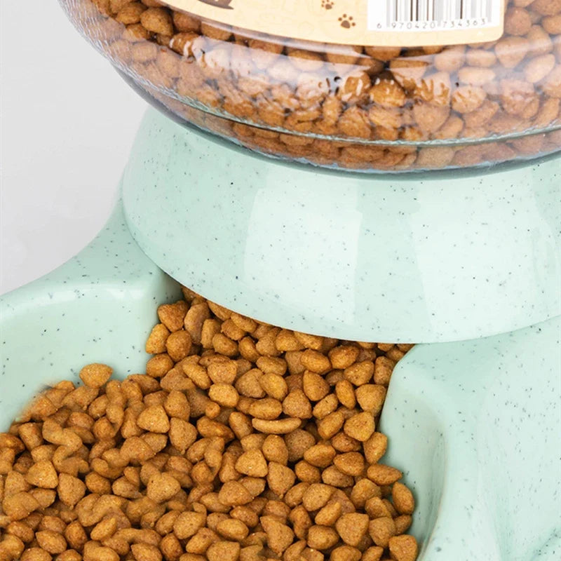 Large Capacity Pet Feeder Bowls Small Dog Food Bowl Automatic Water Dispenser Cat Bowls Pets Feeding Bowls Drink Water Bowl - Majestic Pet Kingdom