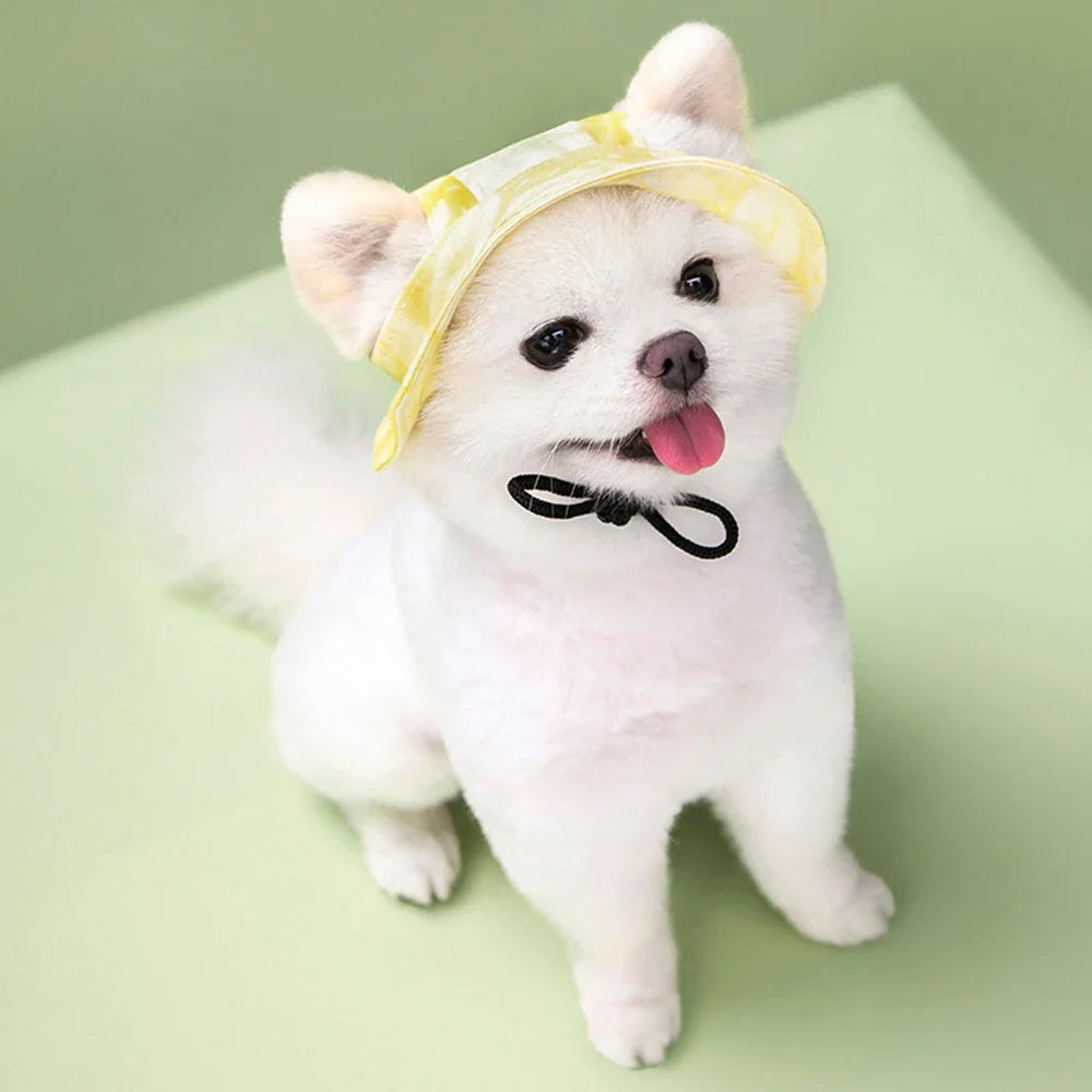 Breathable Pet Sun Hat | Cooling Shade for Small Dogs and Cats