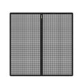 New Metal Mesh Dog Barrier Fences Breathable with Zipper Net Stairs Gate Easy to Install Folding Dog Safety Fence for Cats Dogs