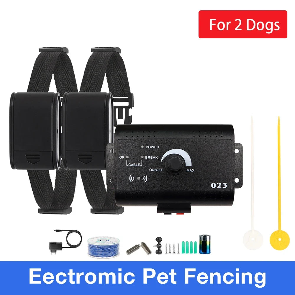 Electronic Dog Fence 1.2 Acres Adjustable Training System