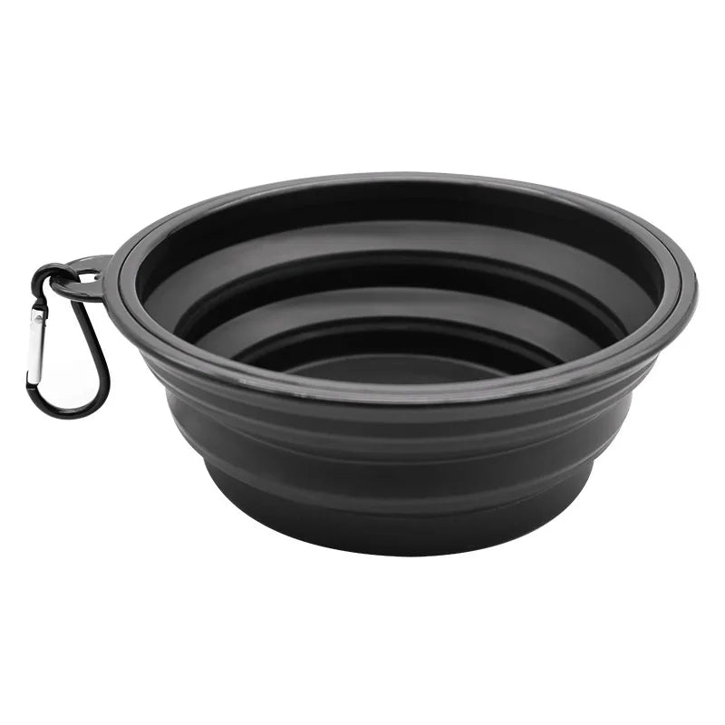 Portable Foldable Dog Bowl | Soft Silicone Travel Bowl for Food and Water