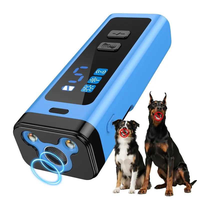 Ultrasonic Pet Training Anti Barking Control StopDog Barking Deterrent Device Rechargeable 5 Levels  Barking Up To 30FT